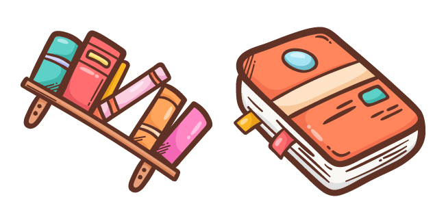 School Shelf & Book Cursor
