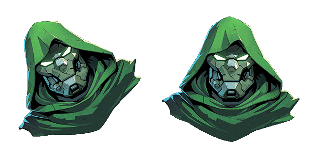 Doctor Doom Glowing Eyes Animated Cursor