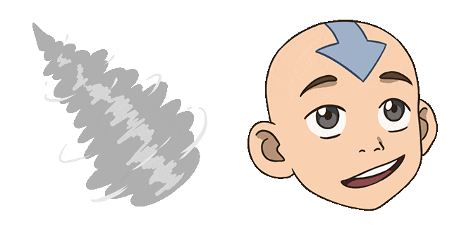 Avatar Aang & Airbending Animated Cursor
