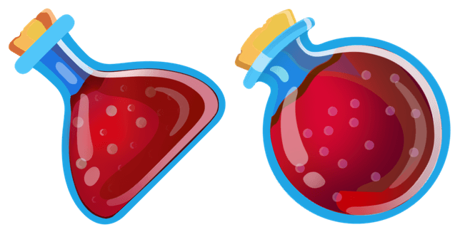 Blood Potion Flasks Cursor