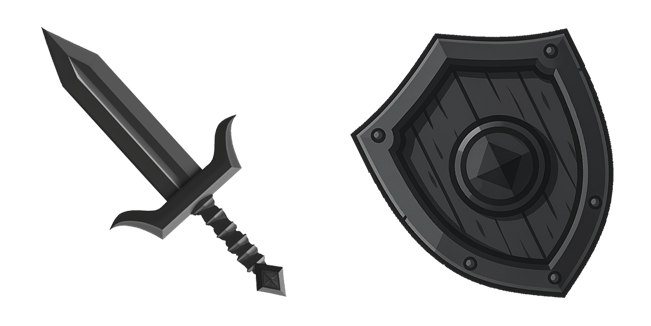 Dark Sword & Shield Cursor