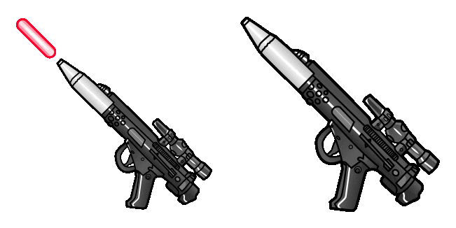 Star Wars DH-17 Blaster Pistol Animated Cursor