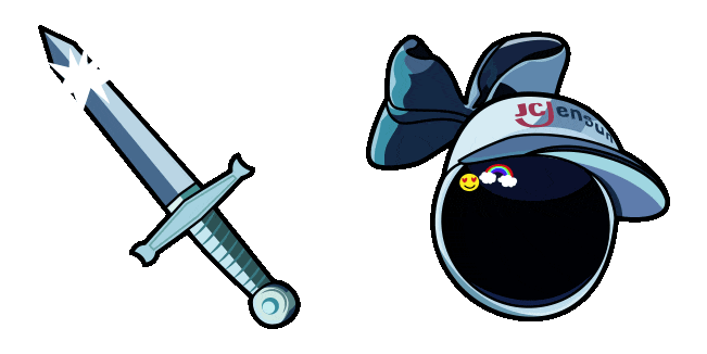 Murder Drones Tessa Elliott & Sword Animated Cursor