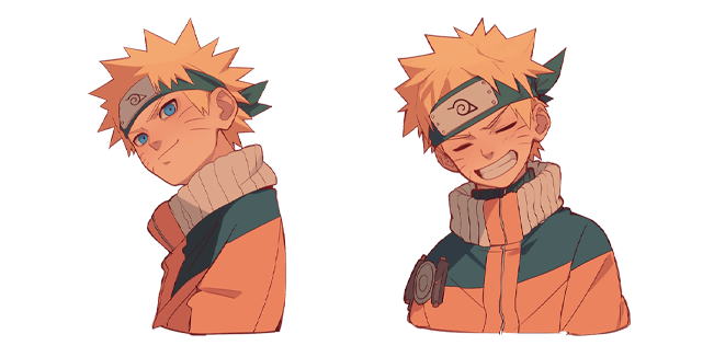 Smiling Naruto Uzumaki Cursor