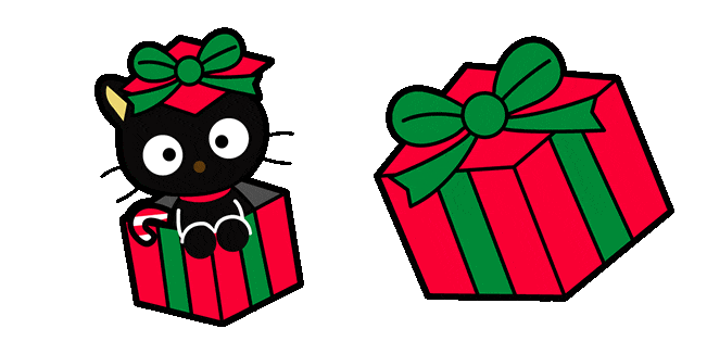 Sanrio Chococat & Christmas Gift Animated Cursor