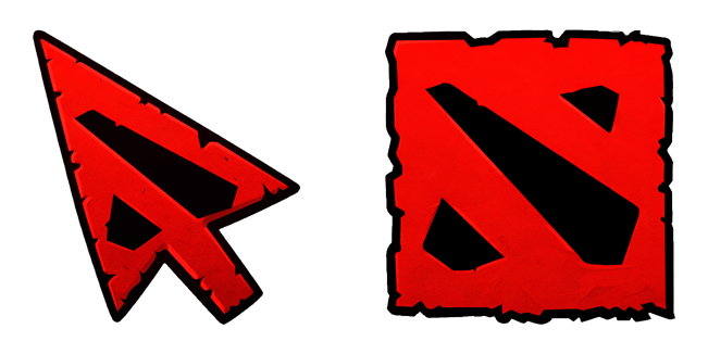 Dota 2 Logo Arrow Cursor