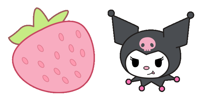 Sanrio Kuromi & Strawberry Animated Cursor