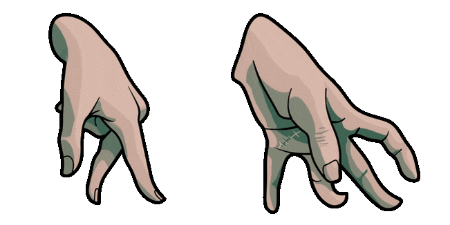 The Addams Family Thing Animated Cursor