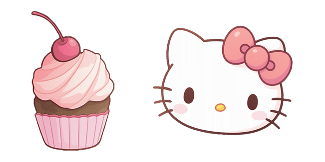 Sanrio Hello Kitty & Cupcake Cursor