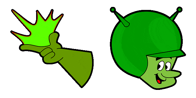 The Flintstones The Great Gazoo Animated Cursor