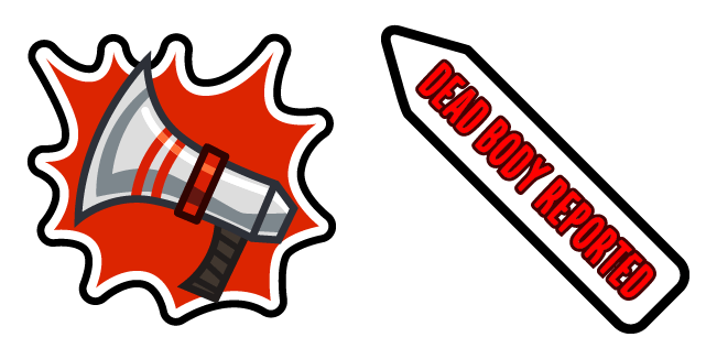 Among Us Megaphone & Reported Cursor