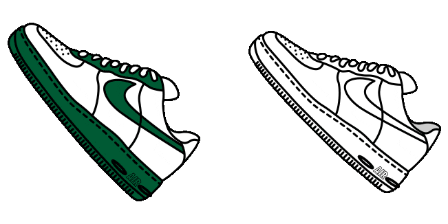 Nike Air Force 1 Animated Cursor