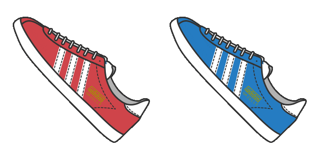 Adidas Gazelle Colorway Animated Cursor