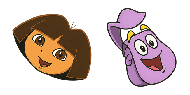 Dora The Explorer Dora & Backpack Cursor