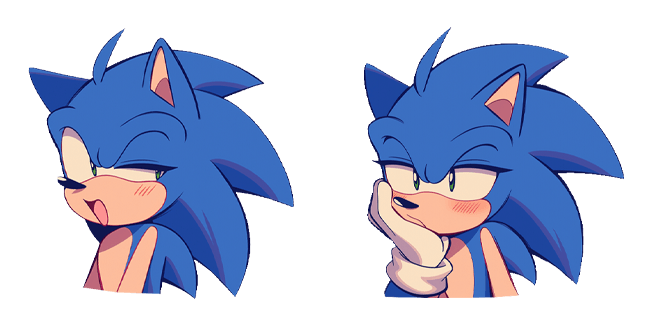 Sonic the Hedgehog Moody and Sassy Cursor
