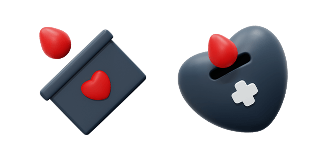 Blood Donation 3D Cursor