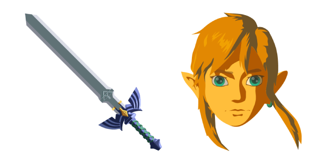 The Legend of Zelda Link & Master Sword Cursor