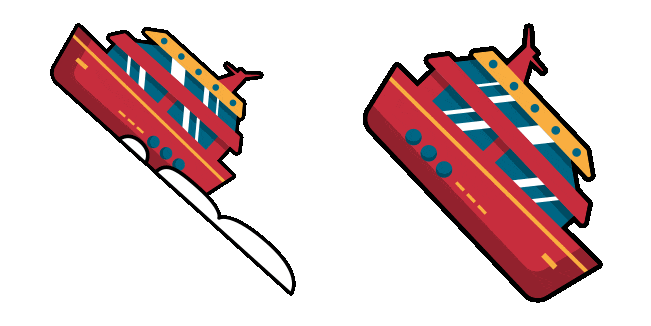 Floating Ship Animated Cursor