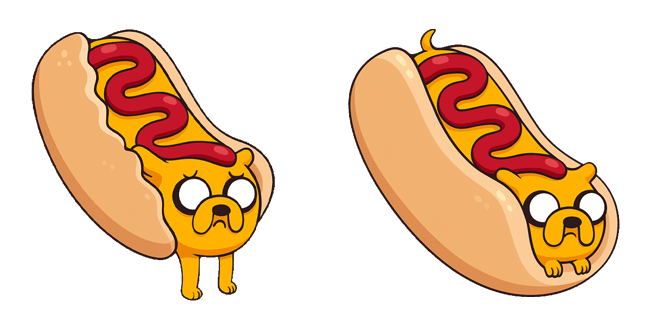 Adventute Time Jake the Hot-Dog Cursor