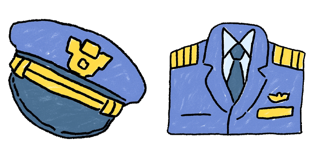 Pilot Uniform & Captain Hat Cursor