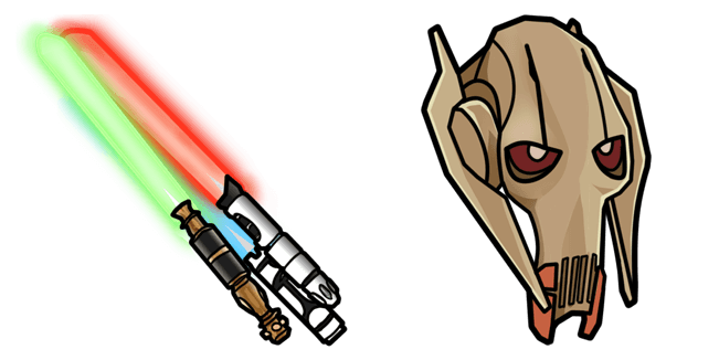 Star Wars General Grievous & Lightsabers Cursor
