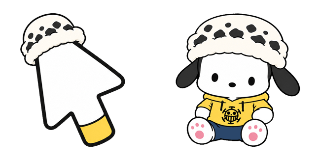 One Piece Trafalgar Law x Pochacco Cursor