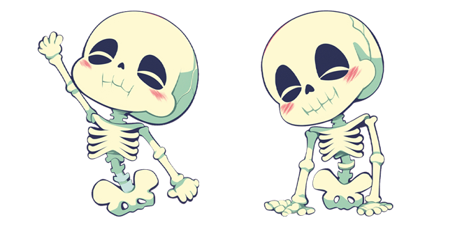 Kawaii Skeleton Cursor