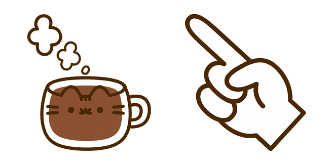 Pusheen Espresso Cup & Hand Cursor