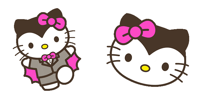 Halloween Hello Kitty Vampire Animated Cursor