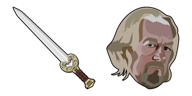 LOTR Theoden & Herugrim Sword Cursor