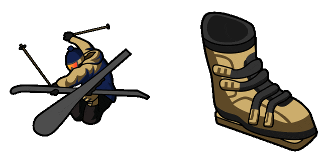 Skiing Animated Cursor