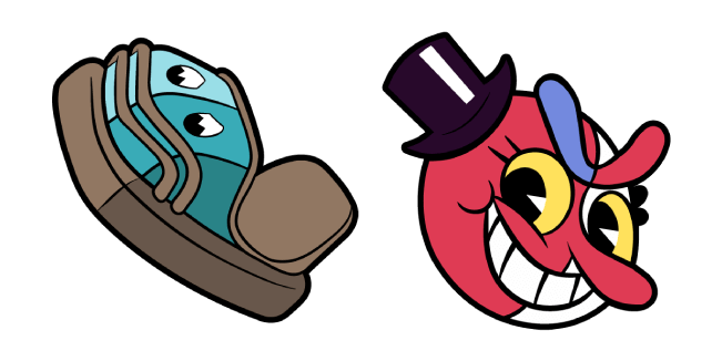 Cuphead Beppi the Clown & Bumper Car Jerry Cursor