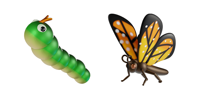 Catterpilar & Butterfly 3D Cursor