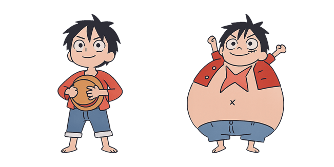 One Piece Fat Luffy Cursor