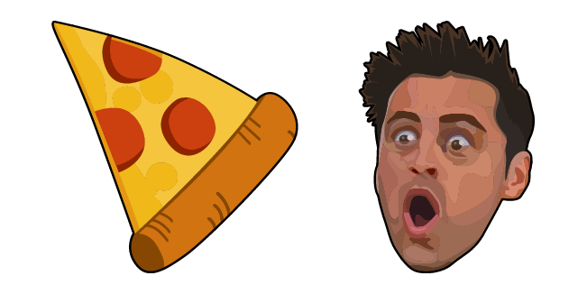 Friends Joey Tribbiani & Pizza Cursor