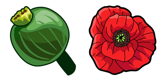 Poppy Flower Cursor