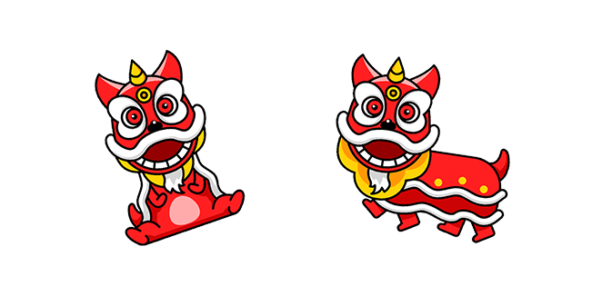 Traditional Chinese Lion Cursor
