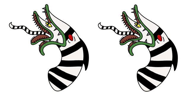Beetlejuice Snake Animated Cursor