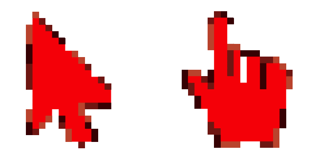 Coca-Cola Color Pixel Animated Cursor