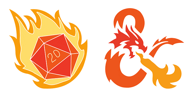 Dungeons & Dragons Dice Animated Cursor