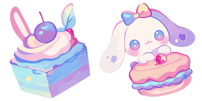 Sanrio Cinnamoroll & Cake Cursor