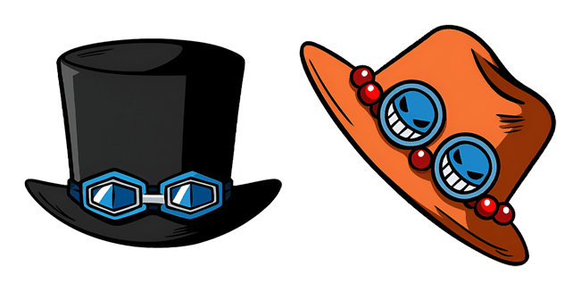 One Piece Sabo & Ace Hat Cursor