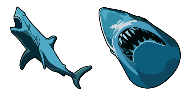 Jaws Great White Shark Cursor