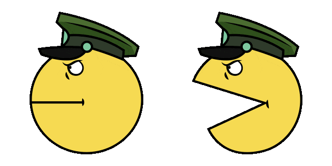 Futurama Colin Pac-Man Animated Cursor
