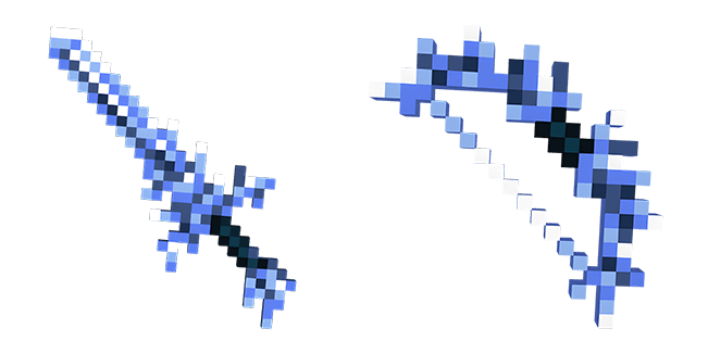 Minecraft Dungeons Frost Slayer & Shivering Bow Cursor
