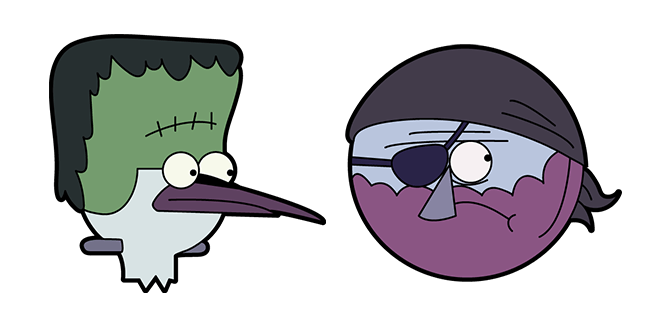 Regular Show Halloween Mordecai & Benson Cursor