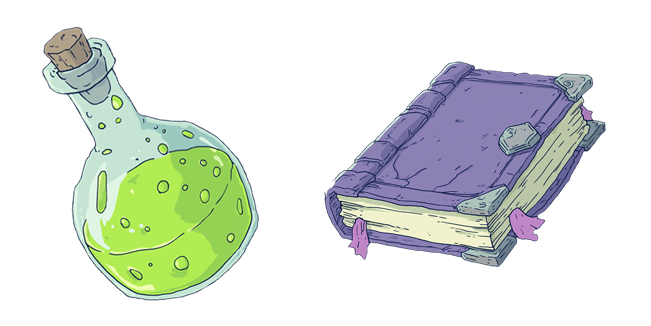 Forbidden Elixir & Alchemy Book Cursor