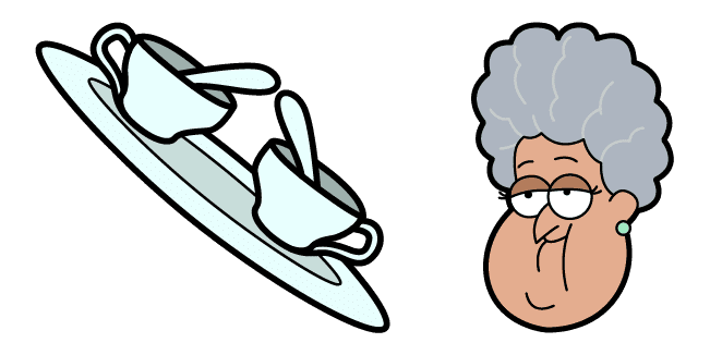 Gravity Falls Abuelita & Cups Cursor