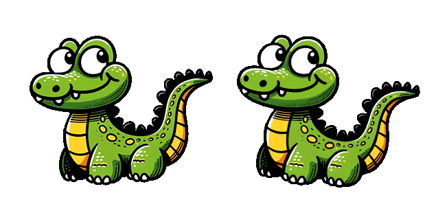 Cheerful Alligator Animated Cursor