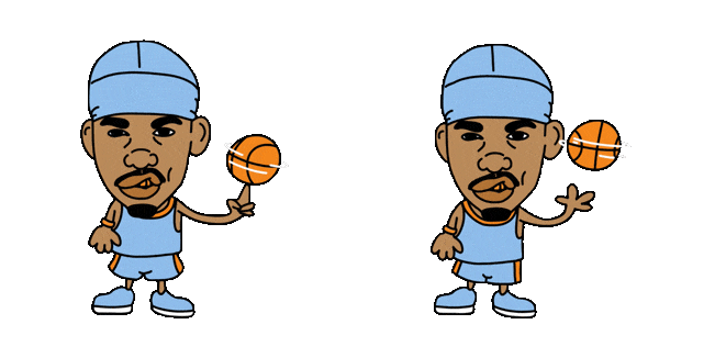Chibi Guapdad 4000 with Basketball Animated Cursor